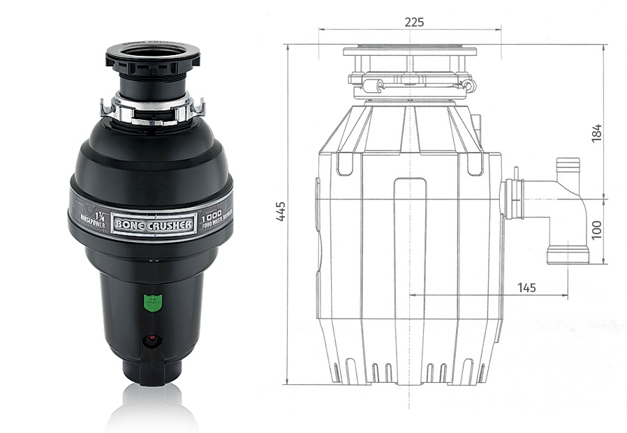 Bone Crusher модель BC 1000