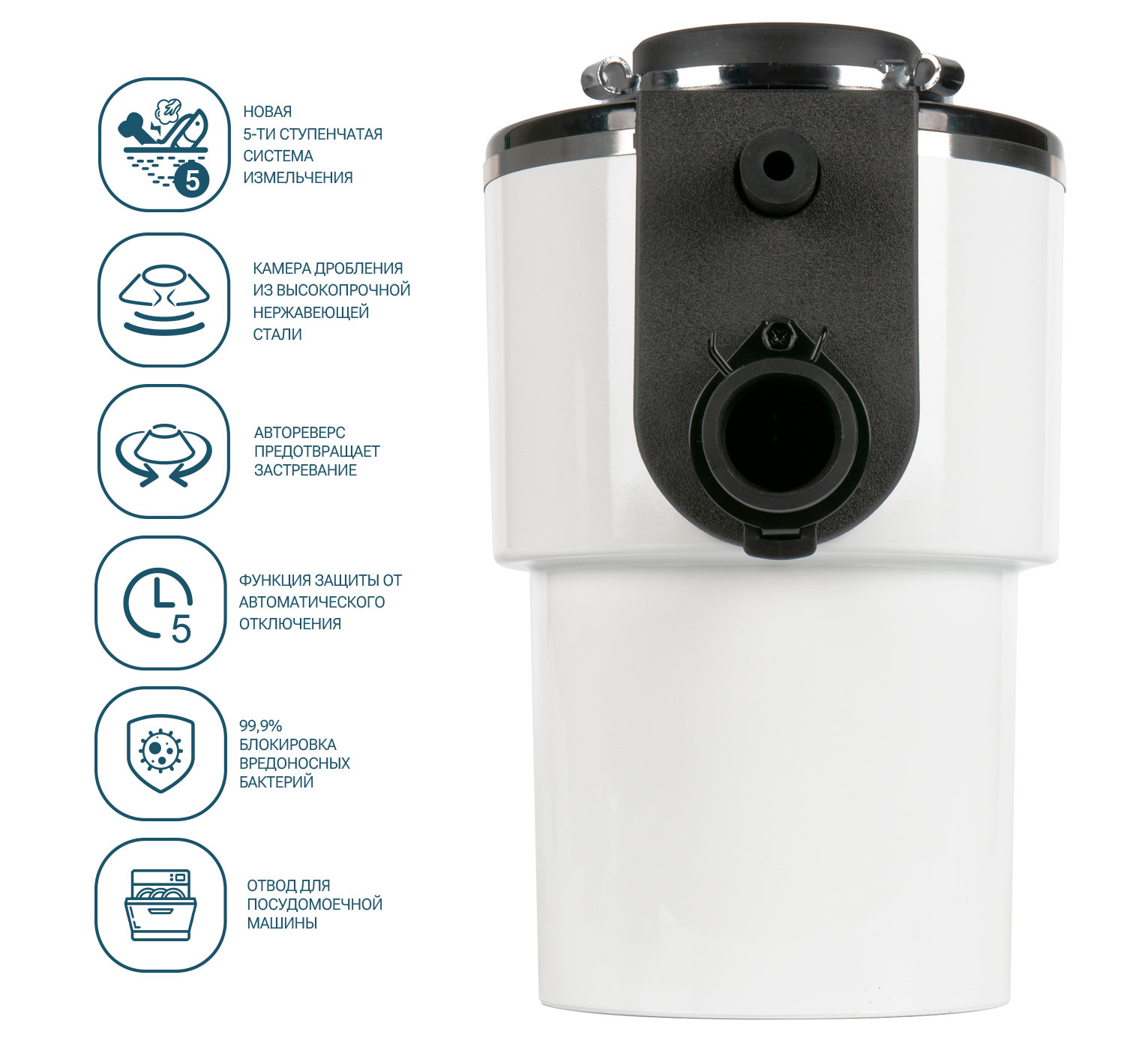 Измельчитель пищевых отходов ISE, (ISE-200)