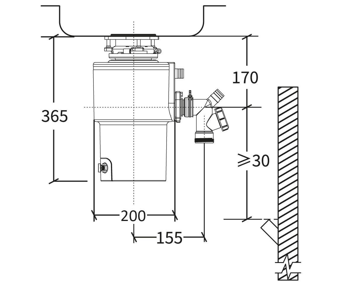 Измельчитель пищевых отходов ISE, (ISE-250)